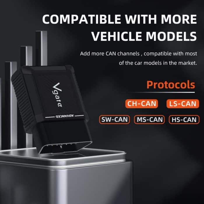 Vgate vLinker MS 12V / 24V Bluetooth Car OBD2 Scanner, vLinker MS – Bild 4