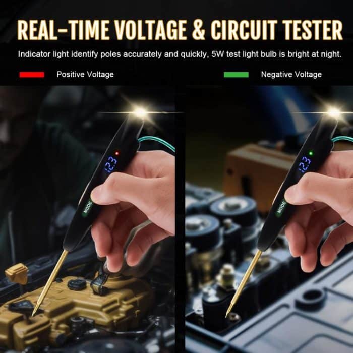 Vgate VT100 Auto Multifunktionaler Stromkreistester Spannungsprüfstift – Bild 4