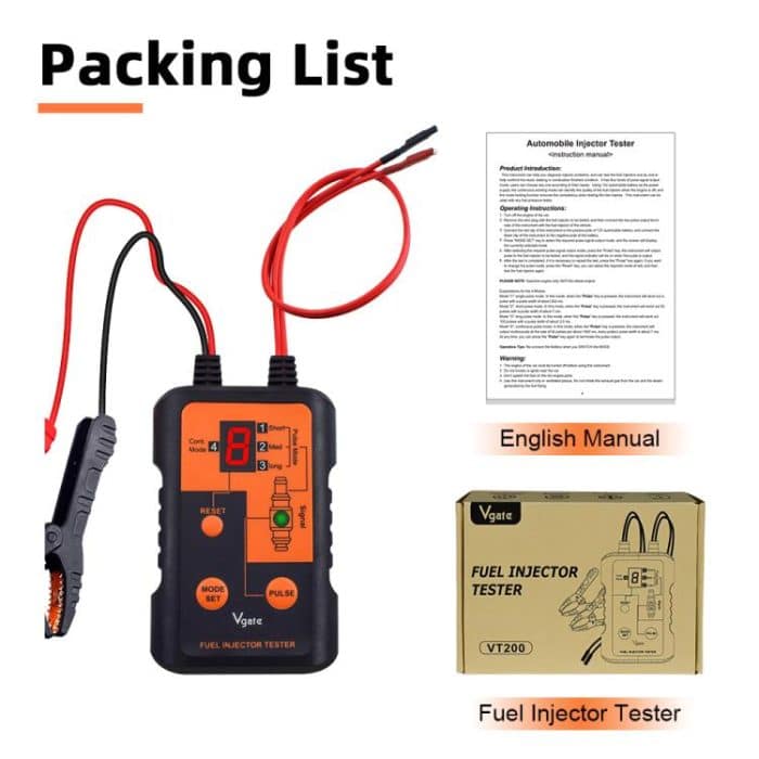 Vgate VT200 12V Auto-Injektor-Tester – Bild 2