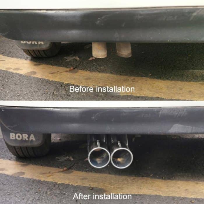 Car Modified Stainless Steel Exhaust Pipe Tail Throat, For Bora 2002-2008 – Bild 2