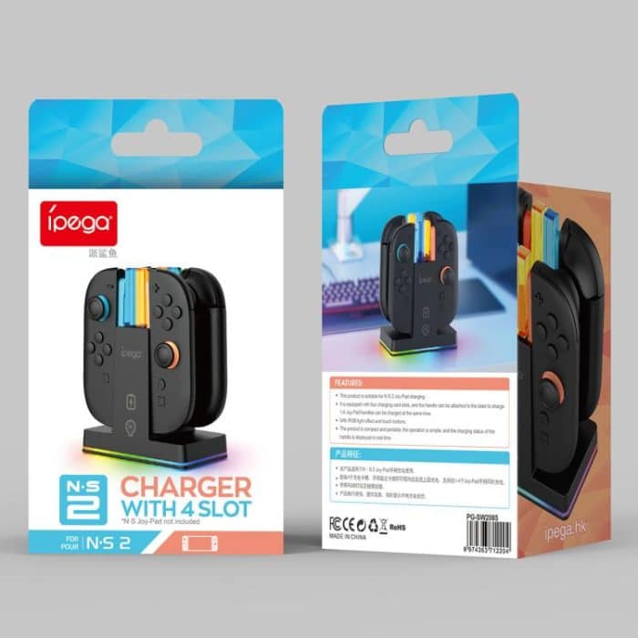 ipega Vertical Charging Station For Nintendo Switch 2 Joy-Pads, SW2085 – Bild 5