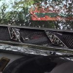 6pcs/Set Forged Gold Foil Carbon Fiber Car Engine Side Vents Decorative Sticker for Chevrolet Corvette C8 2020-, Left and Right Driver, Engine Side Vents – Bild 4