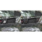 6pcs/Set Forged Gold Foil Carbon Fiber Car Engine Side Vents Decorative Sticker for Chevrolet Corvette C8 2020-, Left and Right Driver, Engine Side Vents – Bild 5