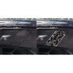 2pcs/Set Forged Gold Foil Carbon Fiber Car Trailer Hook Decorative Sticker for Chevrolet Corvette C8 2020-, Left and Right Driver, Trailer Hook – Bild 5