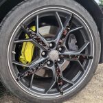 20pcs/Set Forged Gold Foil Carbon Fiber Car Wheels Decorative Sticker for Chevrolet Corvette C8 2020-, Left and Right Driver, Wheels – Bild 4