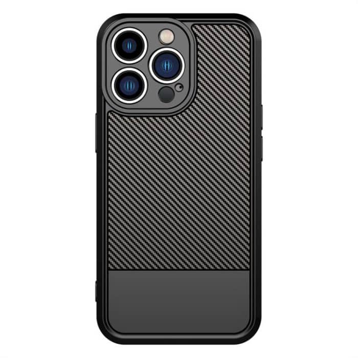 Carbon Fiber Series Fine Hole TPU Phone Case, For iPhone 12 Pro Max, For iPhone 12 Pro – Bild 4