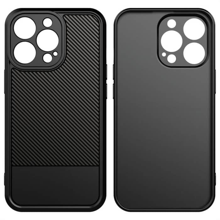 Carbon Fiber Series Fine Hole TPU Phone Case, For iPhone 12 Pro Max, For iPhone 12 Pro – Bild 6