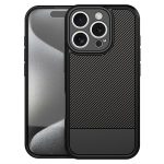 Carbon Fiber Series Fine Hole TPU Phone Case, For iPhone 16 Pro Max, For iPhone 16 Pro, For iPhone 16 Plus, For iPhone 16, For iPhone 15 Pro Max, For iPhone 15 Pro, For iPhone 15 Plus, For iPhone 15