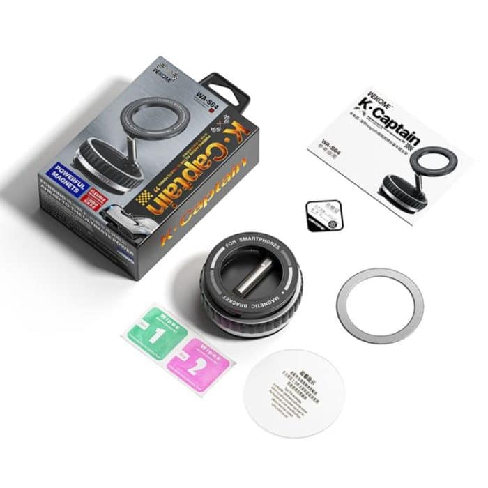 WK WA-S64 K-Captain Lynjia MagSafe Magnetic Rotating Foldable Car Phone Holder – Bild 4