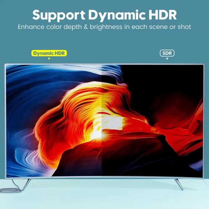 HDTV 2.0 Version 4K Full HD High Speed 19 Pin Male to 19 Pin Male Connector Cable, 0.5m, 1m, 1.5m, 1.8m, 2m, 3m, 5m, 10m, 15m, 20m – Bild 8