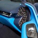 4pcs/Set Forged Gold Foil Carbon Fiber Car Front Slot Decorative Sticker for Chevrolet Corvette C8 2020-, Left and Right Driver, Front Slot – Bild 3