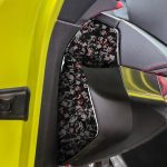 4pcs/Set Forged Gold Foil Carbon Fiber Car Front Slot Decorative Sticker for Chevrolet Corvette C8 2020-, Left and Right Driver, Front Slot – Bild 4