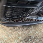 2pcs/Set Forged Gold Foil Carbon Fiber Car Front Bumper Sides Decorative Sticker for Chevrolet Corvette C8 2020-, Left and Right Driver, Front Bumper Sides – Bild 3