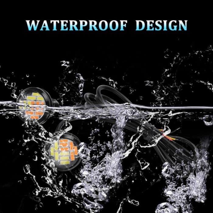 10 Stück 23 mm 12 LEDs SMD-4014 DC9–80 V Motorrad Eagle Eye Licht, 12LEDs SMD-4014, 12LEDs SMD-4014(White Light) – Bild 5