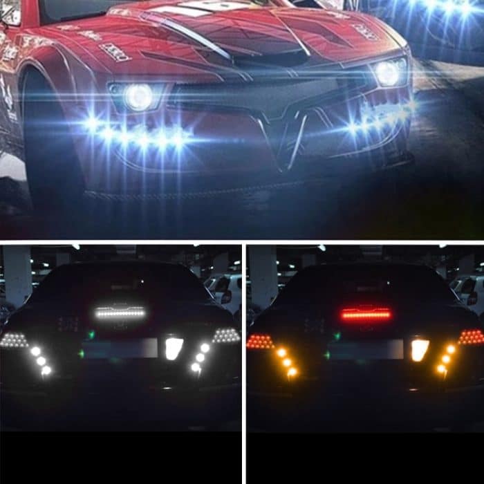 10 Stück 23 mm 12 LEDs SMD-4014 DC9–80 V Motorrad Eagle Eye Licht, 12LEDs SMD-4014, 12LEDs SMD-4014(White Light) – Bild 10