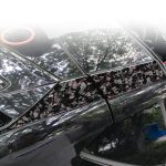 4pcs/Set Forged Gold Foil Carbon Fiber Car Roof Sides Decorative Sticker for Chevrolet Corvette C8 2020-, Left and Right Driver, Roof Sides – Bild 4