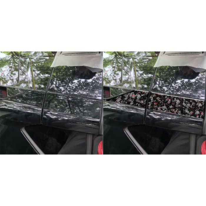 4pcs/Set Forged Gold Foil Carbon Fiber Car Roof Sides Decorative Sticker for Chevrolet Corvette C8 2020-, Left and Right Driver, Roof Sides – Bild 5