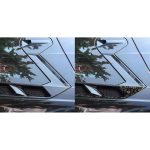 4pcs/Set Forged Gold Foil Carbon Fiber Car Roof Engine Vents Decorative Sticker for Chevrolet Corvette C8 2020-, Left and Right Driver, Roof Engine Vents – Bild 5