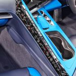 2pcs/Set Forged Gold Foil Carbon Fiber Car Center Console Side Decorative Sticker for Chevrolet Corvette C8 2020-, Right Driver, Center Console Side, Right Driver – Bild 4