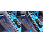 2pcs/Set Forged Gold Foil Carbon Fiber Car Center Console Side Decorative Sticker for Chevrolet Corvette C8 2020-, Right Driver, Center Console Side, Right Driver – Bild 5