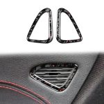 2pcs/Set Forged Gold Foil Carbon Fiber Car Door Air Outlet Decorative Sticker for Chevrolet Corvette C8 2020-, Left and Right Driver, Door Air Outlet