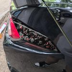 4pcs/Set Forged Gold Foil Carbon Fiber Car Taillight Sides Decorative Sticker for Chevrolet Corvette C8 2020-, Left and Right Driver, Taillight Sides – Bild 3