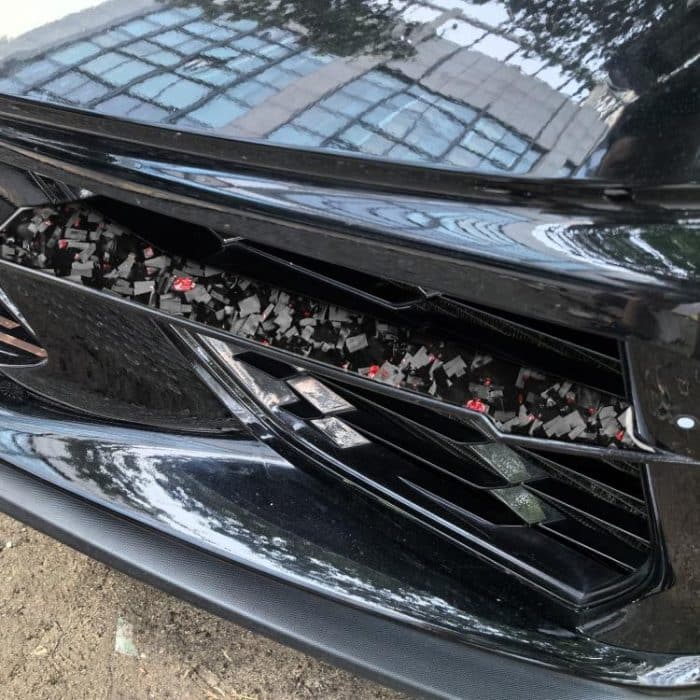 2pcs/Set Forged Gold Foil Carbon Fiber Car Front Sides Air Vents Decorative Sticker for Chevrolet Corvette C8 2020-, Left and Right Driver, Front Sides Air Vents – Bild 4