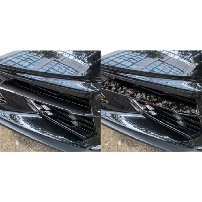 2pcs/Set Forged Gold Foil Carbon Fiber Car Front Sides Air Vents Decorative Sticker for Chevrolet Corvette C8 2020-, Left and Right Driver, Front Sides Air Vents – Bild 5