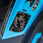 Forged Gold Foil Carbon Fiber Car Central Control Cup Cover Decorative Sticker for Chevrolet Corvette C8 2020-, Right Driver, Central Control Cup Cover, Right Driver – Bild 3