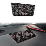 Forged Gold Foil Carbon Fiber Car Front Passenger Seat Panel Decorative Sticker for Chevrolet Corvette C8 2020-, Left Driver, Front Passenger Seat Panel, Left Driver