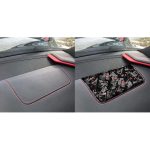 Forged Gold Foil Carbon Fiber Car Front Passenger Seat Panel Decorative Sticker for Chevrolet Corvette C8 2020-, Left Driver, Front Passenger Seat Panel, Left Driver – Bild 5