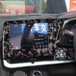 Forged Gold Foil Carbon Fiber Car Central Control Screen Frame Decorative Sticker for Chevrolet Corvette C8 2020-, Right Driver, Central Control Screen Frame, Right Driver – Bild 4