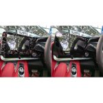 Forged Gold Foil Carbon Fiber Car Central Control Screen Frame Decorative Sticker for Chevrolet Corvette C8 2020-, Right Driver, Central Control Screen Frame, Right Driver – Bild 5