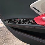 2pcs/Set Forged Gold Foil Carbon Fiber Car Inside Armrest Panel Decorative Sticker for Chevrolet Corvette C8 2020-, Left and Right Driver, Inside Armrest Panel – Bild 3