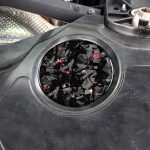 Forged Gold Foil Carbon Fiber Car Engine Compartment Side Decorative Sticker for Chevrolet Corvette C8 2020-, Left and Right Driver, Engine Compartment Side – Bild 3