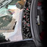 Forged Gold Foil Carbon Fiber Car Front Roof Decorative Sticker for Chevrolet Corvette C8 2020-, Left and Right Driver, Front Roof – Bild 3