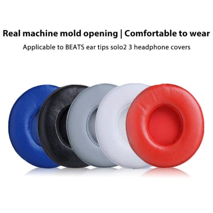 1 Pair Lambskin Replacement Earpads For Beats Solo3 / Solo2 Wireless, For Beats Solo3 / Solo2 Wireless, Lambskin For Beats Solo3 / 2 – Bild 2