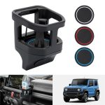 For Suzuki Jimny JB74 / JB64 2018- Car Air Outlet Water Cup Holder, with 3pcs Anti-slip Mats, Water Cup Holder
