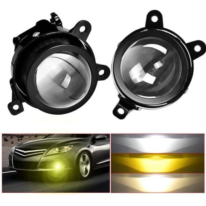 EDA008224401.jpg T11 2pcs/Pack 55W 3 inch High Power Dual Lens Fog Light, Low Holder for LADA Priora 2007-2013, High Holder for LADA VAZ 2170 / 2171 / 2072, Left and Right Oblique Angle for LADA 2190 / 2192 – Bild 1