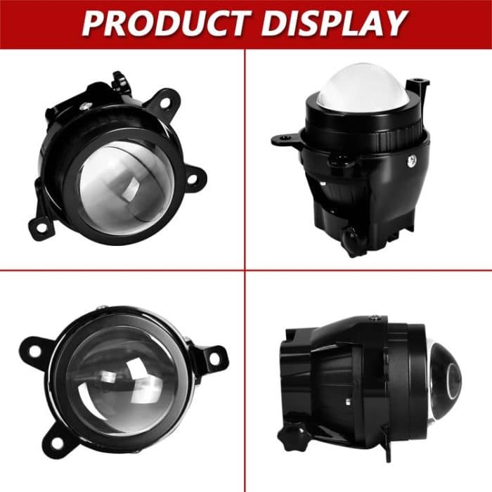 T11 2pcs/Pack 55W 3 inch High Power Dual Lens Fog Light, Low Holder for LADA Priora 2007-2013, High Holder for LADA VAZ 2170 / 2171 / 2072, Left and Right Oblique Angle for LADA 2190 / 2192 – Bild 11