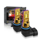 2pcs/Pack 35W 3000LM 6500K IP68 Waterproof Car LED Headlight Bulb, 9005, 9006, H1, H4, H7, H11