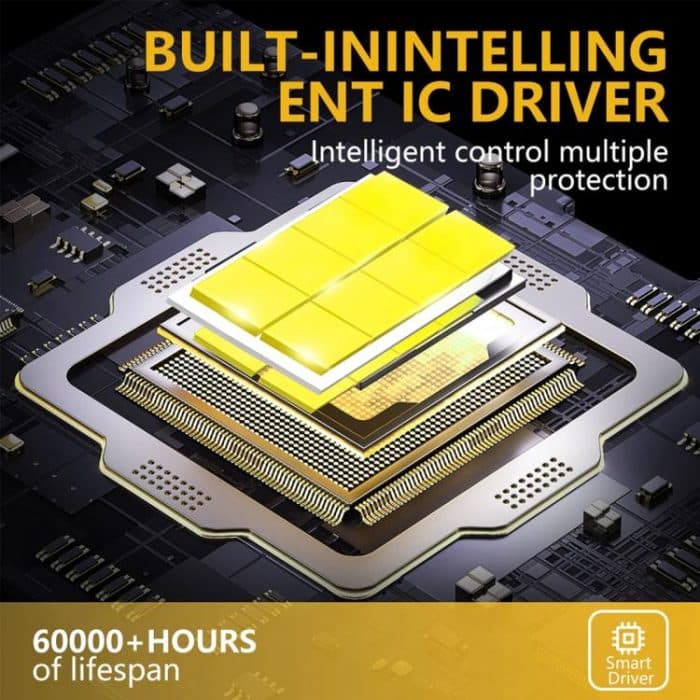 2pcs/Pack 35W 3000LM 6500K IP68 Waterproof Car LED Headlight Bulb, 9005, 9006, H1, H4, H7, H11 – Bild 2