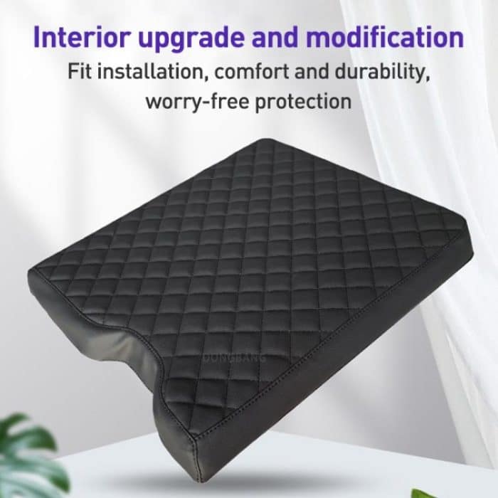 Car Central Armrest Box Protective Leather Cover Mat for Ford F150 2015-2022, For Ford F150 2015-2022 – Bild 3