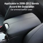 Auto Zentrale Armlehne Box Schutzhülle Leder Abdeckung für Honda Accord 8th Generation, For Honda Accord 8th Generation – Bild 2
