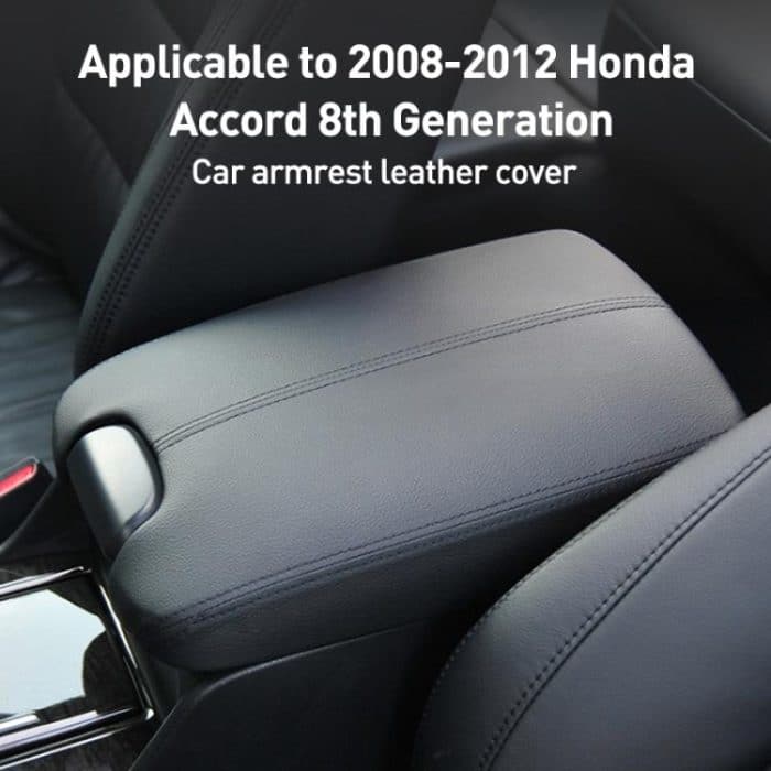 Auto Zentrale Armlehne Box Schutzhülle Leder Abdeckung für Honda Accord 8th Generation, For Honda Accord 8th Generation – Bild 2