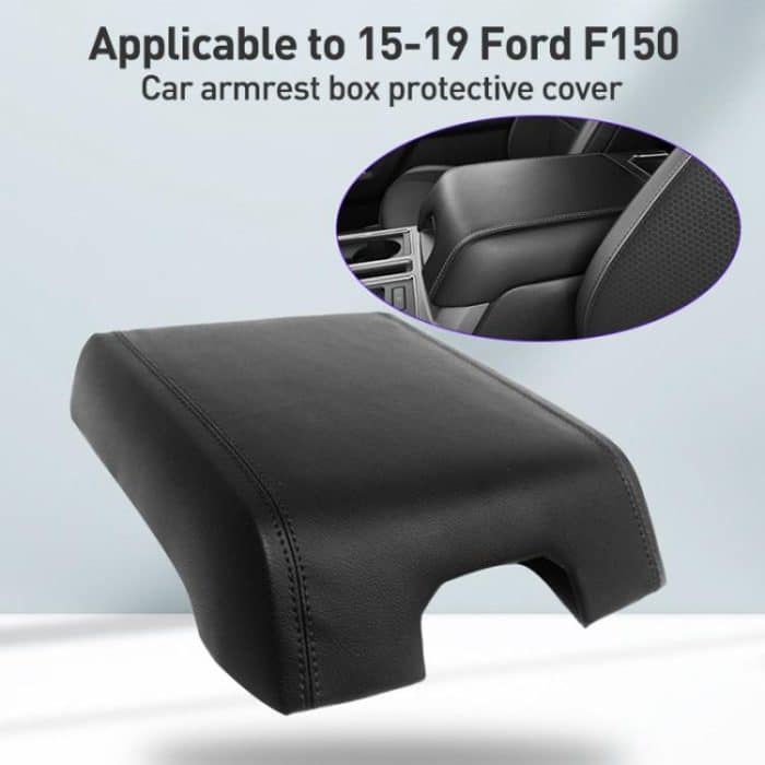 Car Central Armrest Box Protective Leather Cover Mat for Ford F150 2015-2020, For Ford F150 2015-2020 – Bild 2