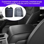 Car Central Armrest Box Protective Leather Cover Mat for Ford F150 2015-2020, For Ford F150 2015-2020 – Bild 3