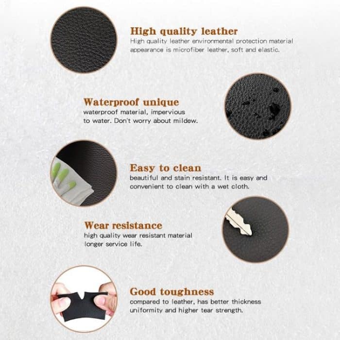 Car Central Armrest Box Protective Leather Cover for Chevrolet Silverado 1500 / 2500 2014-2018, For Chevrolet Silverado – Bild 4