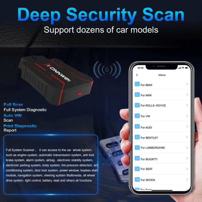 KONNWEI MAXOBD Full Car System Scanner OBD2 Diagnostic Tool Code Read – Bild 4