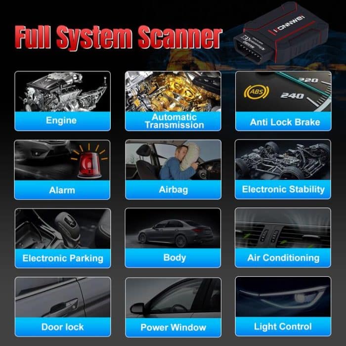 KONNWEI MAXOBD Full Car System Scanner OBD2 Diagnostic Tool Code Read – Bild 10